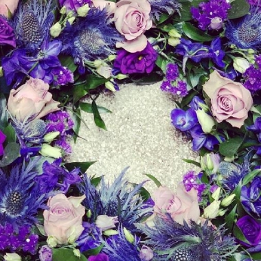 Blue & Purple Wreath